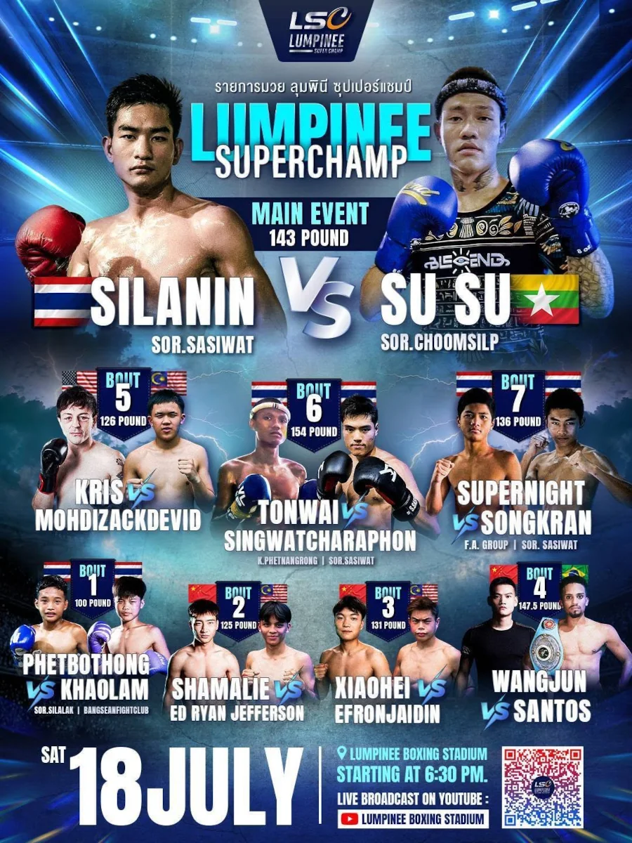 Lumpinee Super Champ – 18 July 2026